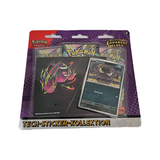 3er Blister Erhabene Helden Tech Sticker Kollektion